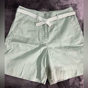 High waist Olive green Ralph Lauren Bermuda shorts
